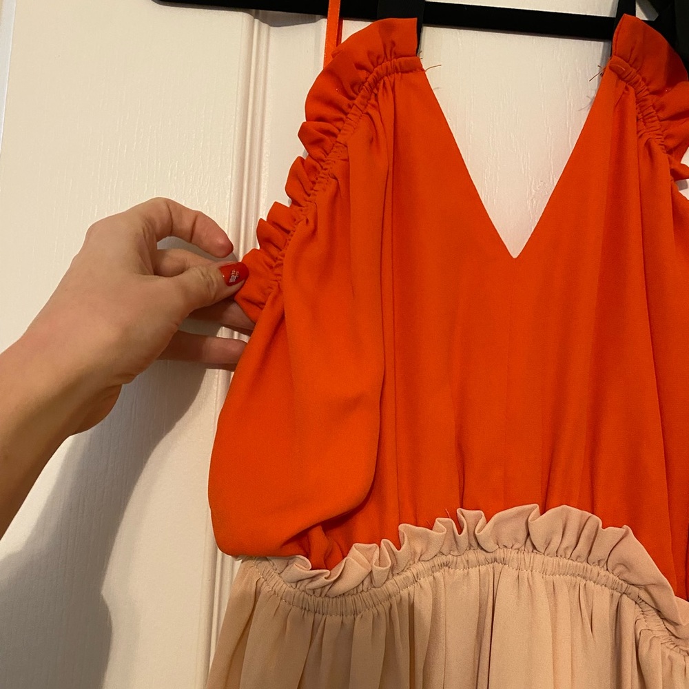 Asymmetrical Multiple Color Dress - Picture 4 of 5